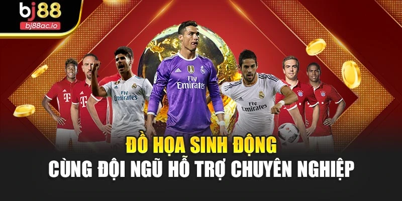 Đồ họa sinh động cùng đội ngũ hỗ trợ chuyên nghiệp