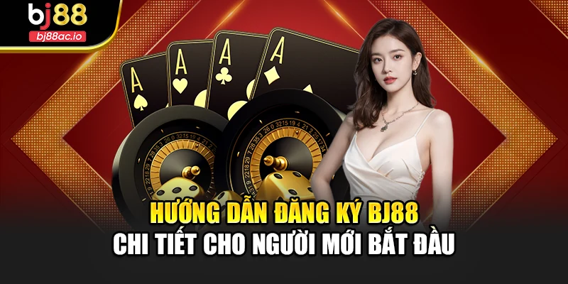 Mô phỏng ba bước đăng ký Bj88 hiển thị trên giao diện máy tính